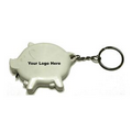 Pig Shape Tape Measure Key Ring